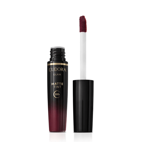 Foto de Batom Líquido Tint Matte Vinho Sublime - Eudora Glam